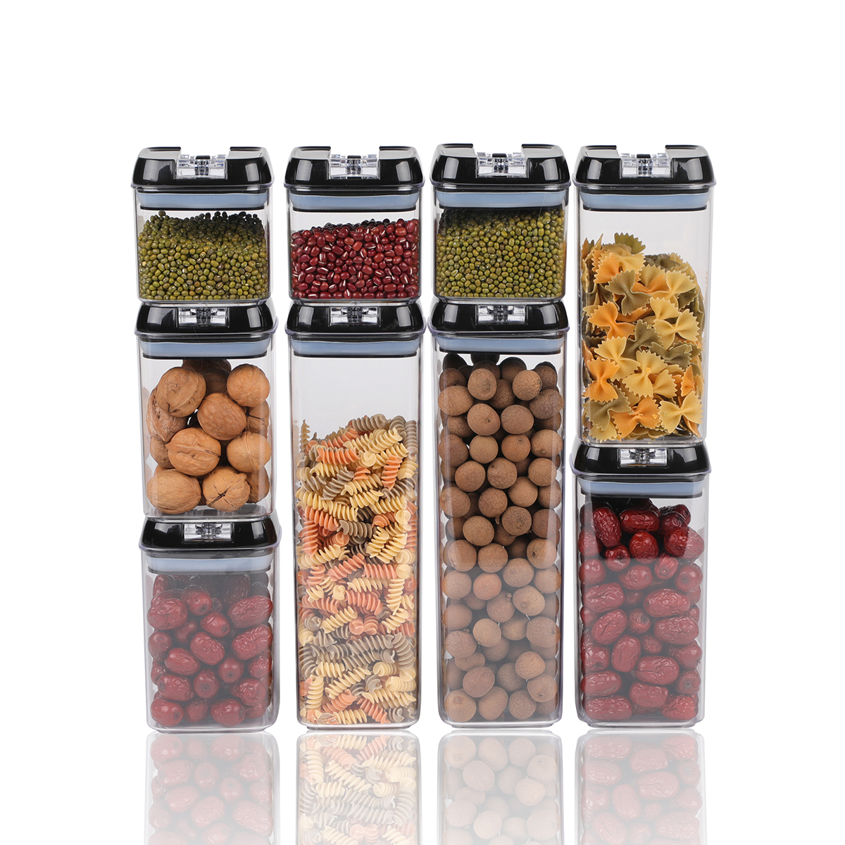 9 Pcs Airtight Food Containers Storage