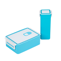 Portable BPA Free Bento Box with Water Bottle
