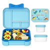 Bento Lunch Box for Kids Bpa Free 4 Compartment Durable Freshness Preservation Detachable Design Baby Plastic Lunch Box