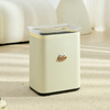Modern Open Top Rectangular Plastic Trash Can with Big Size for Home Use Living Room Bedroom Kitchen Bathroom