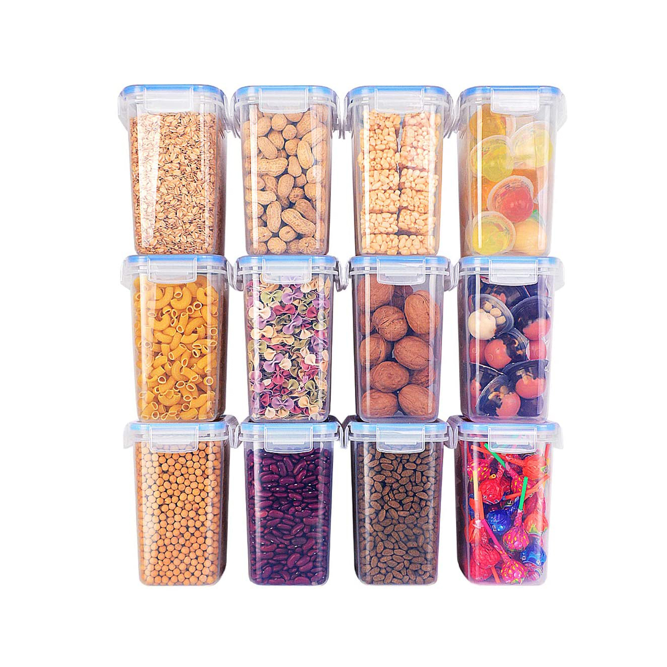 BPA Free Airtight Kitchen Pantry Food Storage Containers
