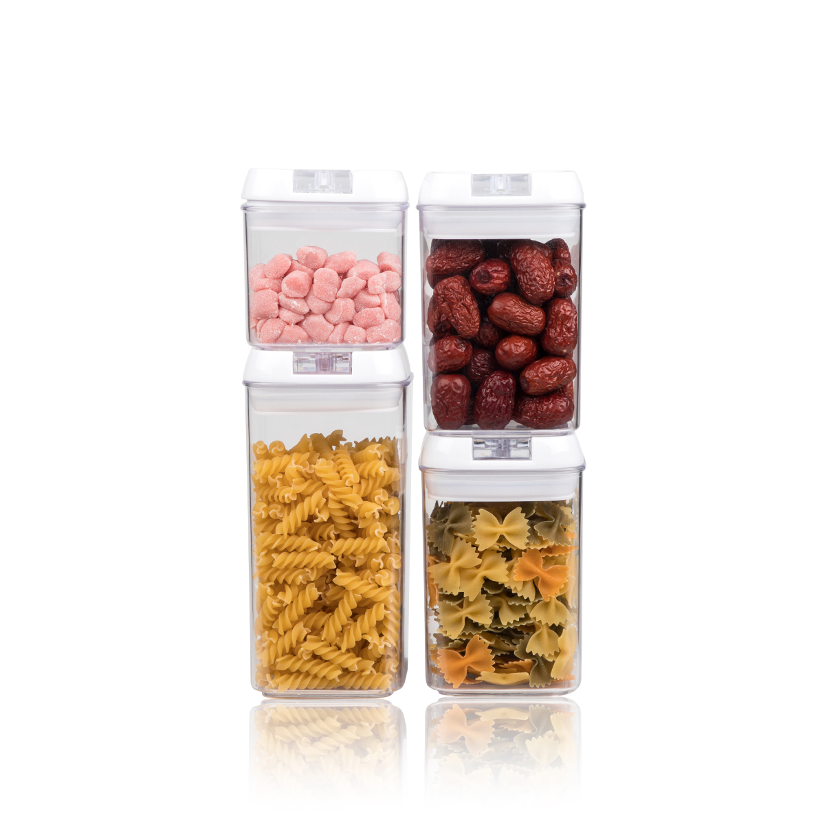 4 PCS Dry Food Storage Container