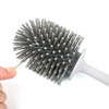 Silicone Toilet Brush for Bathroom, Toilet Bowl Cleaner Brush With Silicone Bristles And Ventilated Holder set