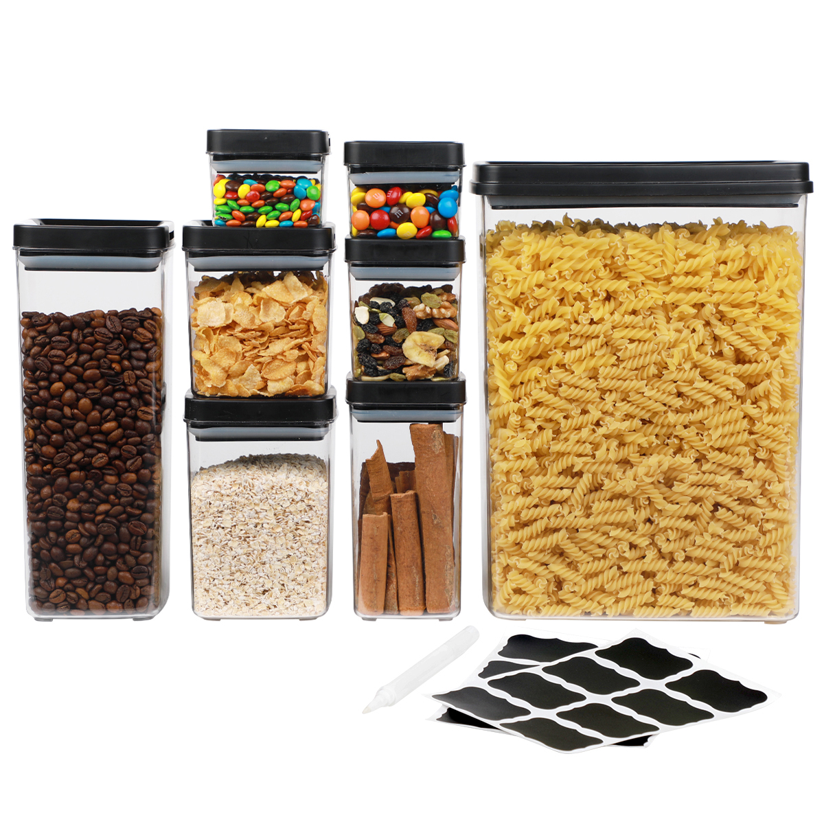 Plastic Kitchen Sealing Jars: Lightweight And Shatterproof Storage Solutions