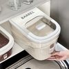 Eco-Friendly Modern Dust Proof Rice Container Dispenser for Cereals Plastic Storage Container with 15kg Capacity