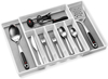 8-Compartments Expandable Silverware Tray