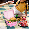 Reusable Lunch Box Set With Insulated Carry Bag Mug And Cutlery Set Stackable Lunch Lunch Box With Picnic Bag