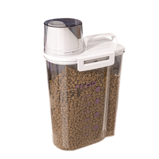 Multifunctional Rectangle Food Storage Jar Injection Techniques Plastic Sealed Food Grade Storage Container With Lid Kitchen Use