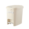 Plastic Kitchen & Bathroom Garbage Can with Foot Pedal Lid Big Size 20L for Home & Office Use