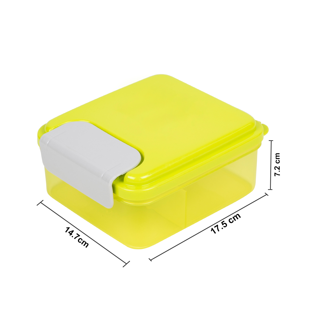 Portable BPA Free Bento Box with Water Bottle, Push Switch