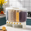 High Quality Multifunction Dry Food Storage Rice Container Dispenser Storage Box Cereals Container