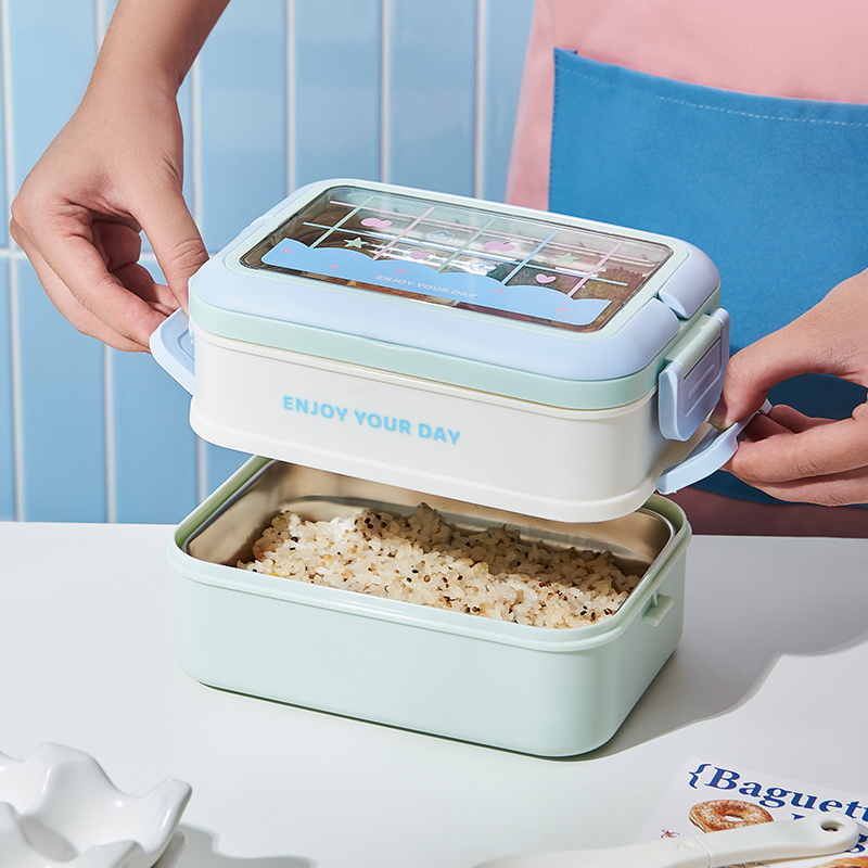 FY00001112单双层手提不锈钢饭盒 (12)