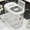 Eco-Friendly Modern Dust Proof Rice Container Dispenser for Cereals Plastic Storage Container with 15kg Capacity