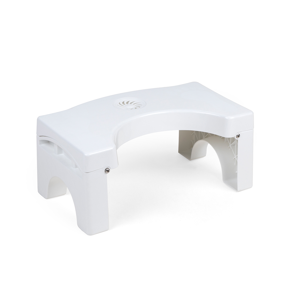 白色折叠垫脚凳-1