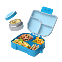 Portable Elephant Shaped Lunch Box For Kids And Adults Meal Prep Lunch Box 3 Compartment Design Food Containers