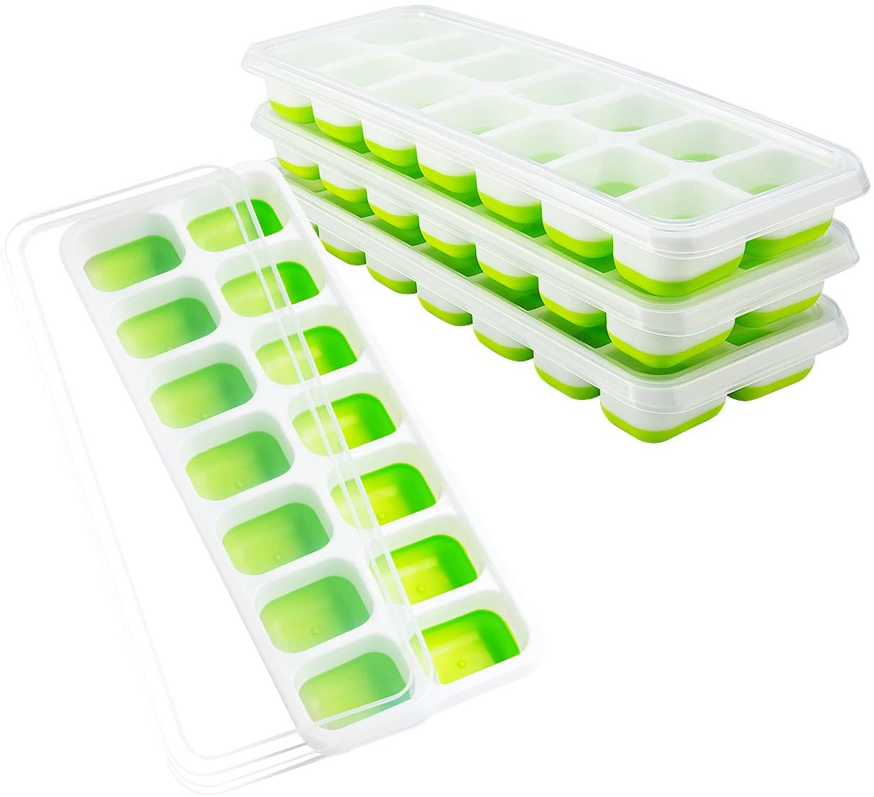 Release Silicone And Flexible Ice Cube Trays