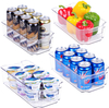 Transparent Refrigerator Storage Containers Set of 4 Pcs 