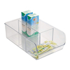 3 Compartments Transparent Fridge Storage Bins