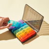 Weekly 3-Times-a-Day 7-Day Travel Plastic PP Pill Storage Box Organizer for Medication