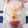 Classic Eco-Friendly Round Clear Plastic Salad Bowls & Meal Prep Food Storage Containers for Party Use Durable Deli Containers