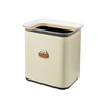 Modern Open Top Rectangular Plastic Trash Can with Big Size for Home Use Living Room Bedroom Kitchen Bathroom