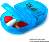 Pill Box Organizer Pocket Small Case Holder Daily AM&PM Containers Medicine Holder