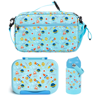 Reusable Lunch Box Set With Insulated Carry Bag Mug And Cutlery Set Stackable Lunch Lunch Box With Picnic Bag