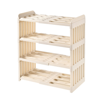 Kitchen Home Pantry Stackable Plastic Water Bottle Holder Rack Organizer
