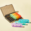 Weekly 3-Times-a-Day 7-Day Travel Plastic PP Pill Storage Box Organizer for Medication