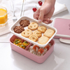 Wheat straw bento lunch box for kids and adults