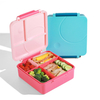 Plastic Children Kids Bpa Free Food 3 Compartment Division Bento Tiffin Box With Cutlery Kids Pp Lunch Box