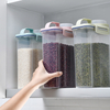 Clear Sealed Plastic Food Storage Jar Kitchen Organizer with 1-3L Capacity And Dimensions