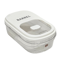 Eco-Friendly Modern Dust Proof Rice Container Dispenser for Cereals Plastic Storage Container with 15kg Capacity
