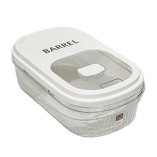 Eco-Friendly Modern Dust Proof Rice Container Dispenser for Cereals Plastic Storage Container with 15kg Capacity