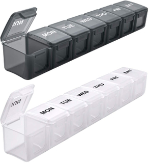 Bulk Plastic Portable Medicine Pill Box Container