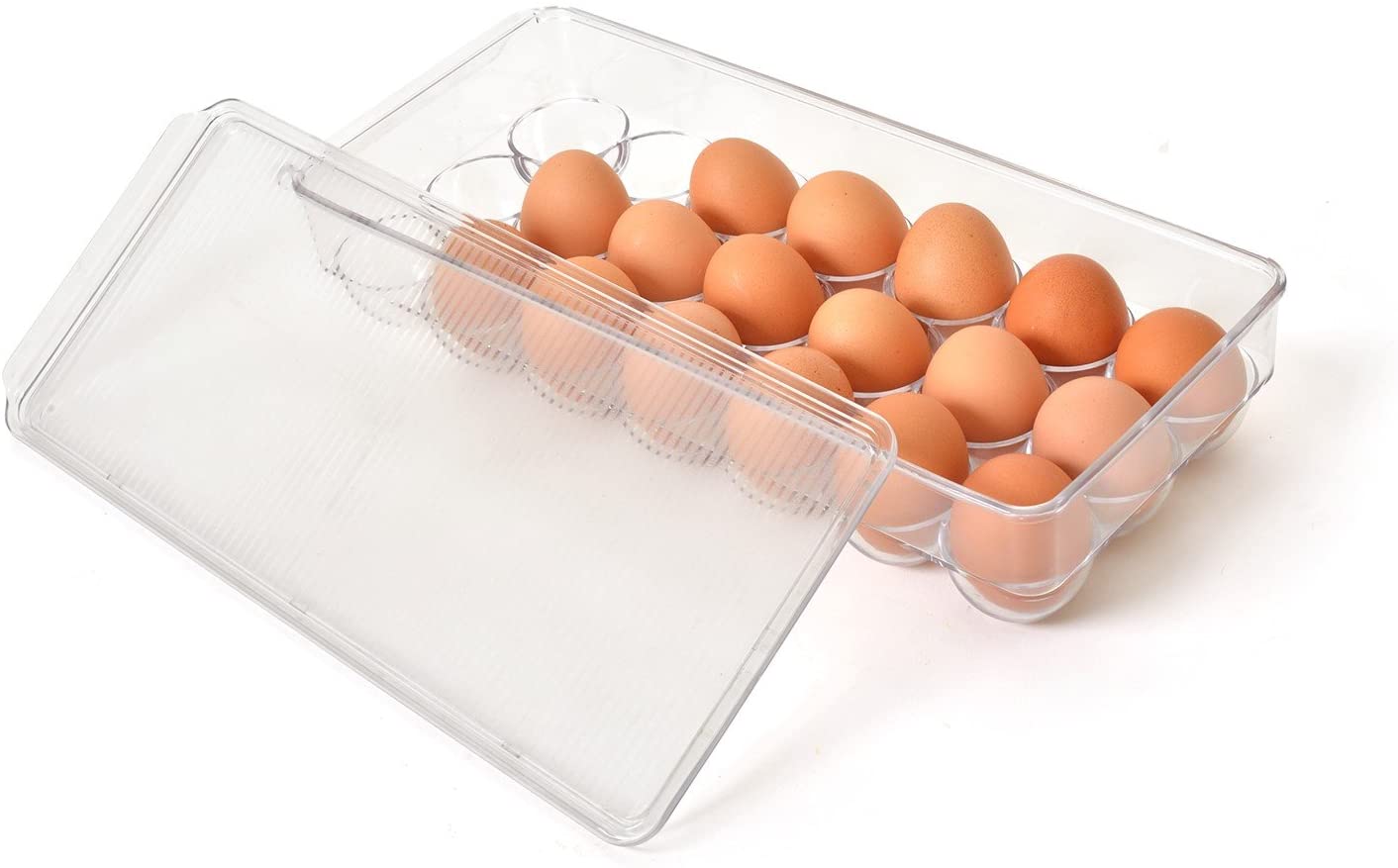 21 Compartments Stackable Egg Holder