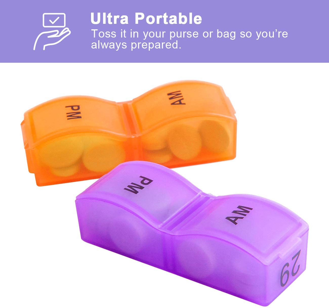 Monthly Big Capacity 31 Days Pill Case Storage Container